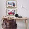 Stupell Industries Americana Florals & Gnomes 2pc Floater Framed Canvas Wall Art Set Design by Yvette St. Amant
